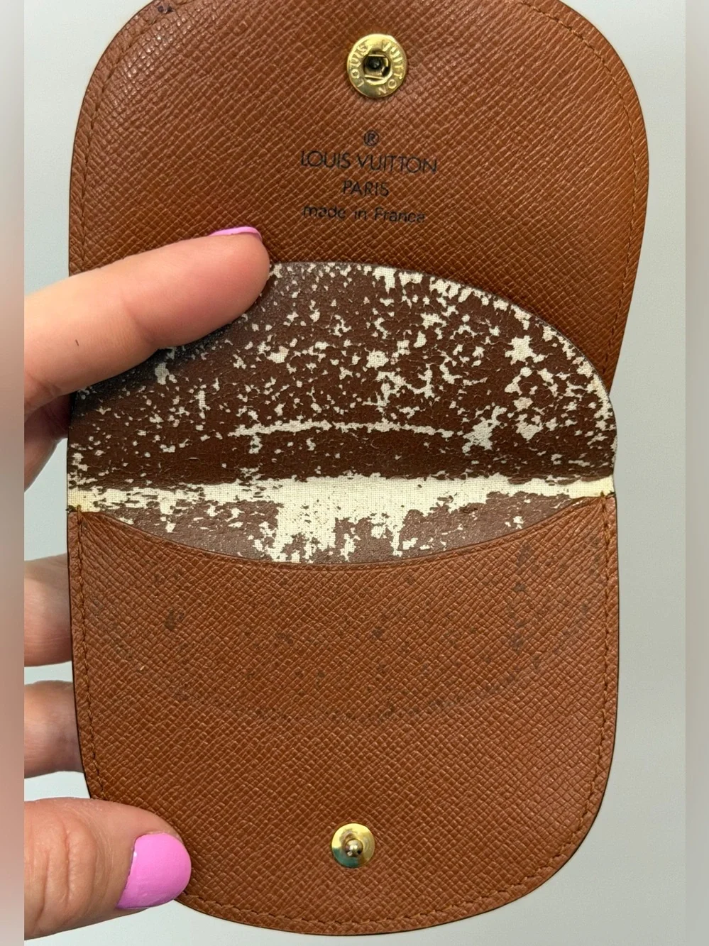 Louis Vuitton Monogram Porte-Monnaie Gousset coin purse